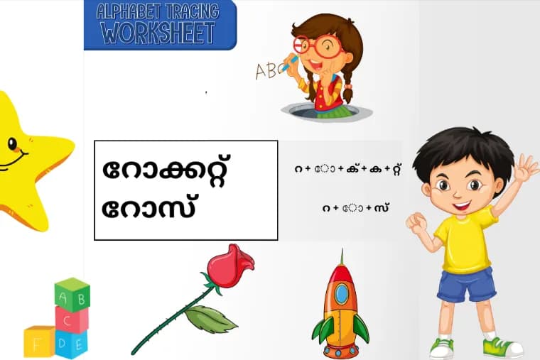 Learn to Read and Write Malayalam Alphabets and Words