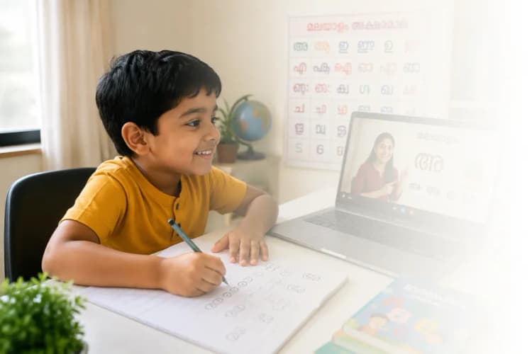 Learn Malayalam Reading and Writing for Kindergarten