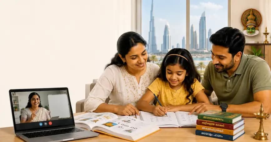 Weekend Malayalam Learning Plans for NRI Families in the UAE